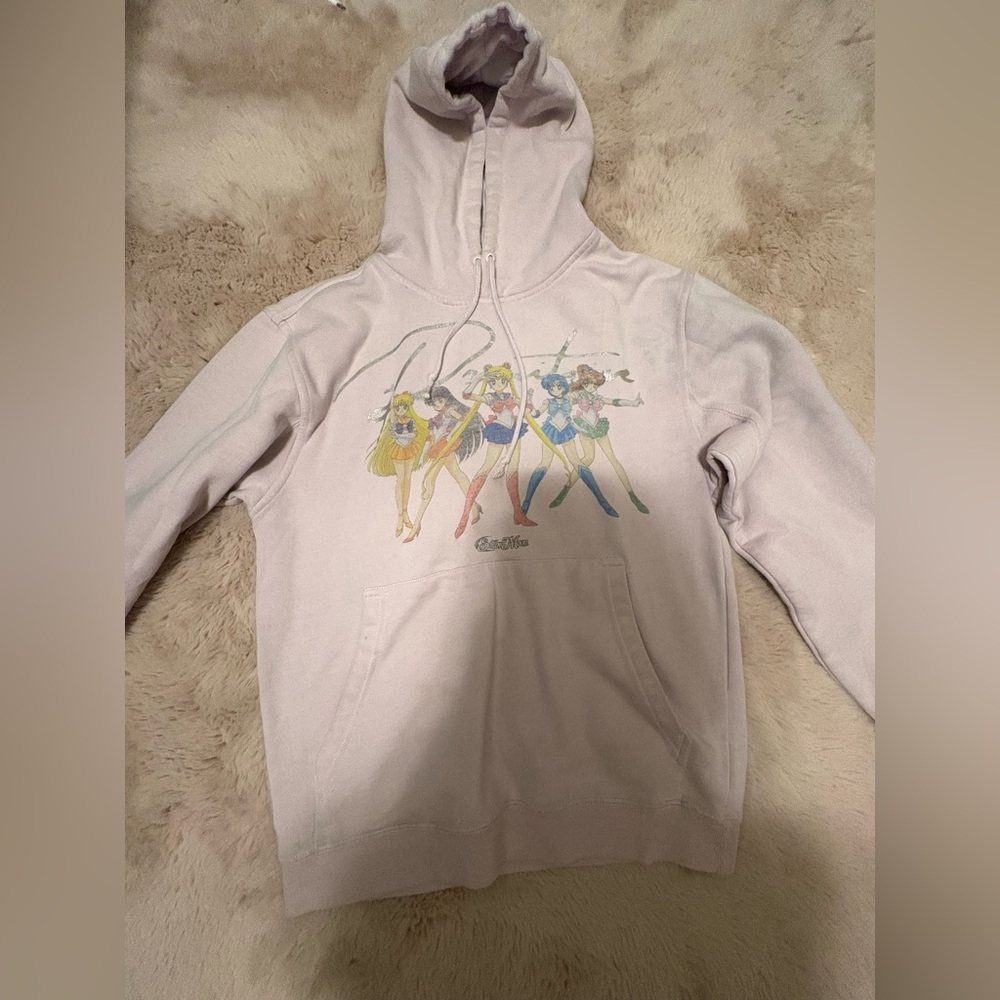 Zumiez Pastel Pink Sailor Moon Hoodie